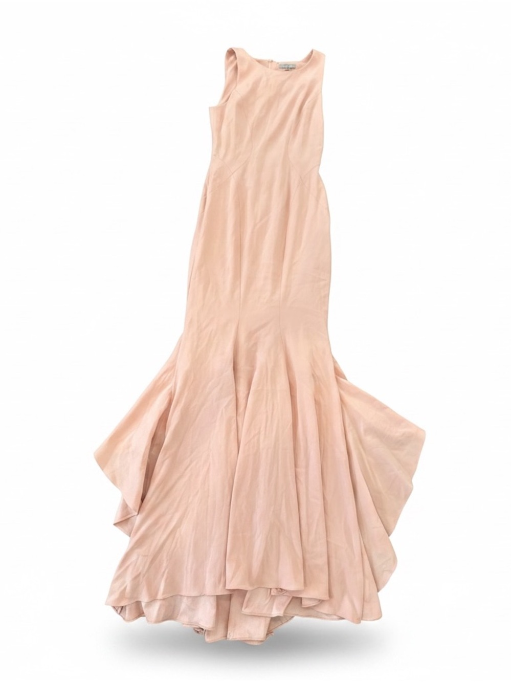 Zac Posen light blush mermaid style gown